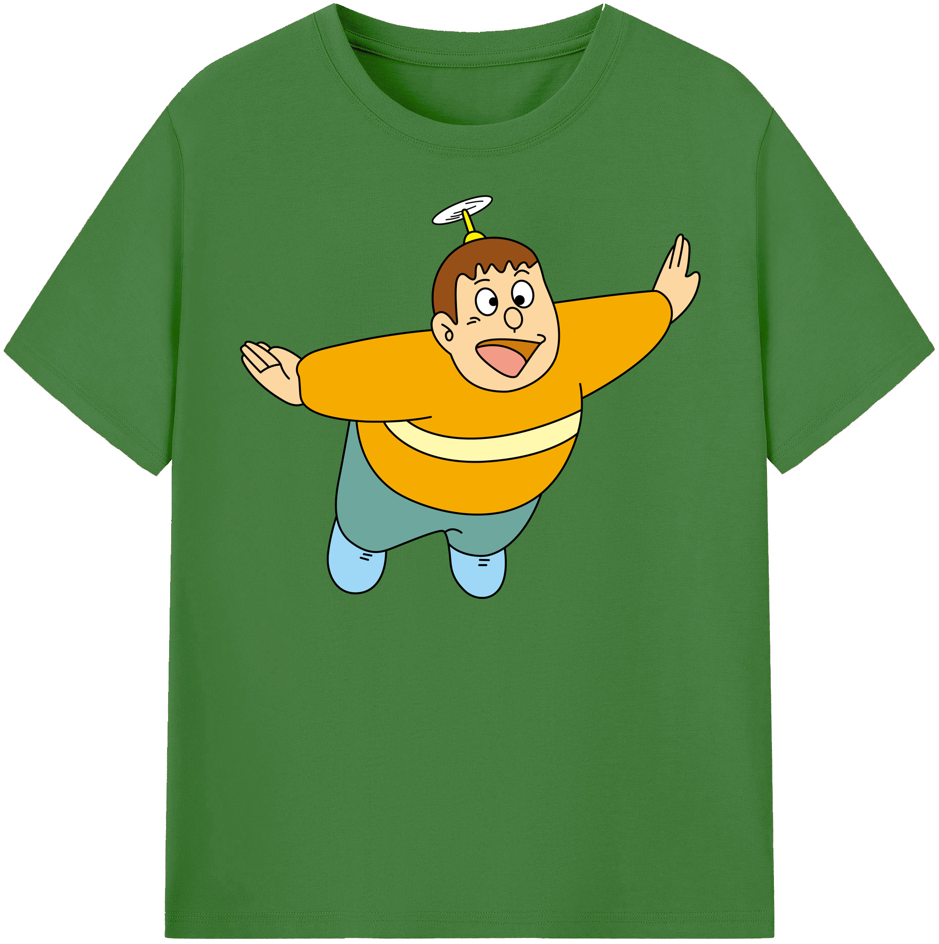 （画像用） ドラえもん 剛田武 Doraemon Gouta Takeshi レディースカジュアルプリントTシャツ（綿100％）